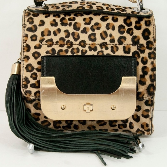Diane Von Furstenberg Leopard Bon Bon Harper Bag - Picture 2 of 8